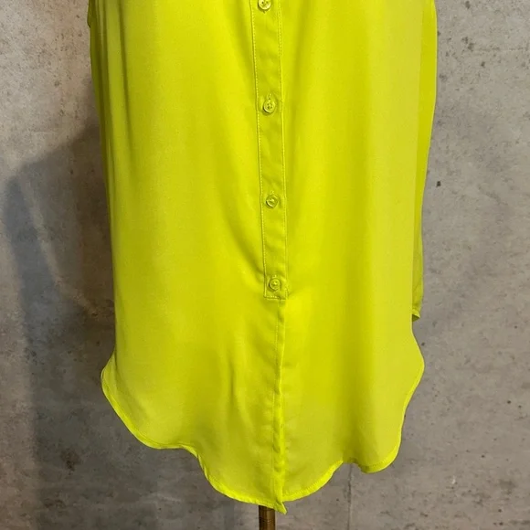 Express Lime Green Sleeveless Tank Top | Y2K | Women’s Size Small - Picture 5 of 6